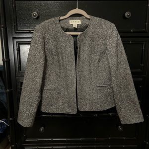 Orvis 100% Wool Cropped Jacket Fully Lined Like New 12 Classic wear with jeans